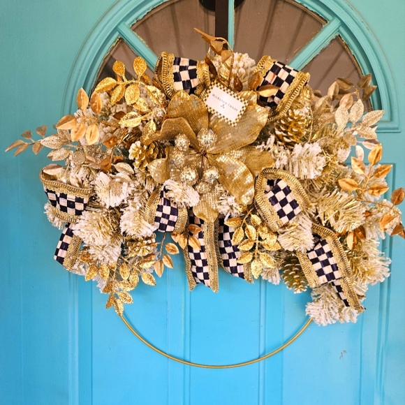 Mackenzie Childs Glam Up Hoop Wreath - Picture 10 of 10